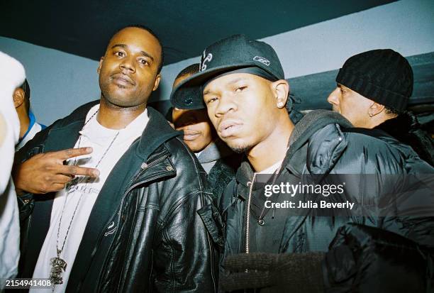 Ron C and rapper Chamillionaire during the 8th Annual Justo's Mixtape Awards at Club Speed in New York City, NY on January 14, 2004.
