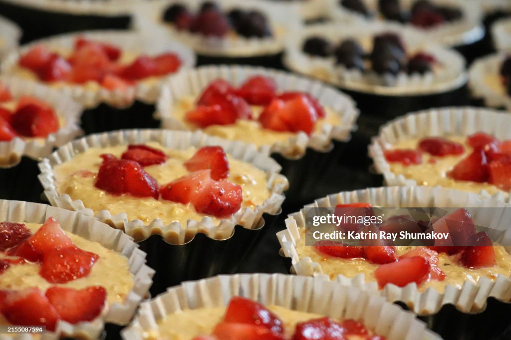 Homemade Strawberry Muffins