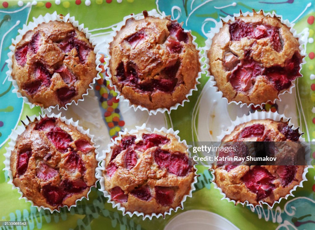 Homemade Strawberry Muffins