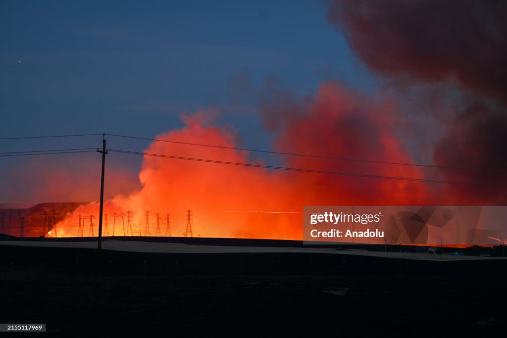 Corral Fire: Wildfire continue in San Joaquin County of California