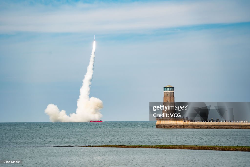 Smaller Commercial Rockets A sea-borne variant of commercial rocket CERES-1 carrying a group of ...
