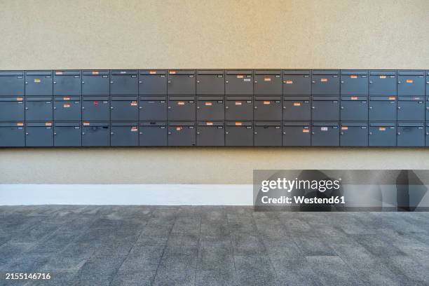 Development Mailboxes 128 Mailboxes For Apartment Buildings Stock Photos, High-Res Pictures ...