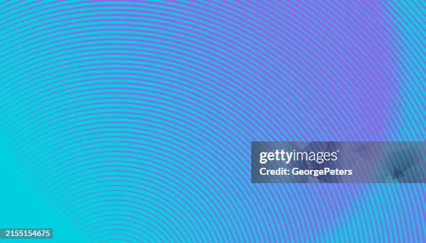 half tone background with curved stripes - teal science background stock illustrations
