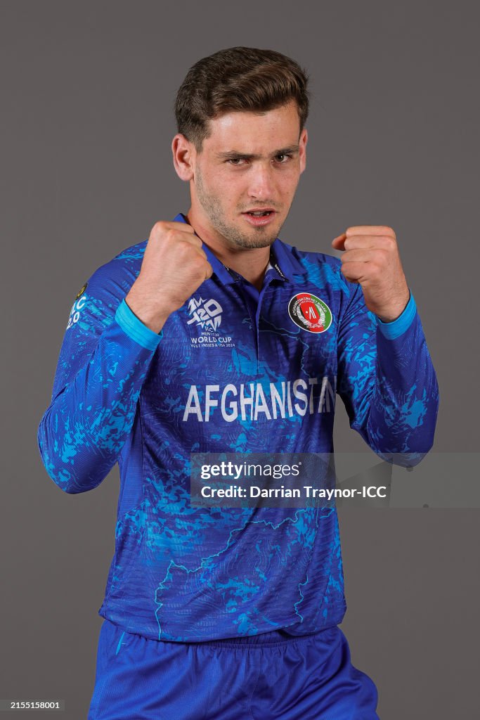 Noor Ahmad Of Afghanistan Poses For A Portrait Prior To The ICC Men s noor-ahmad-of-afghanistan-poses-for-a-portrait-prior-to-the-icc-men-s