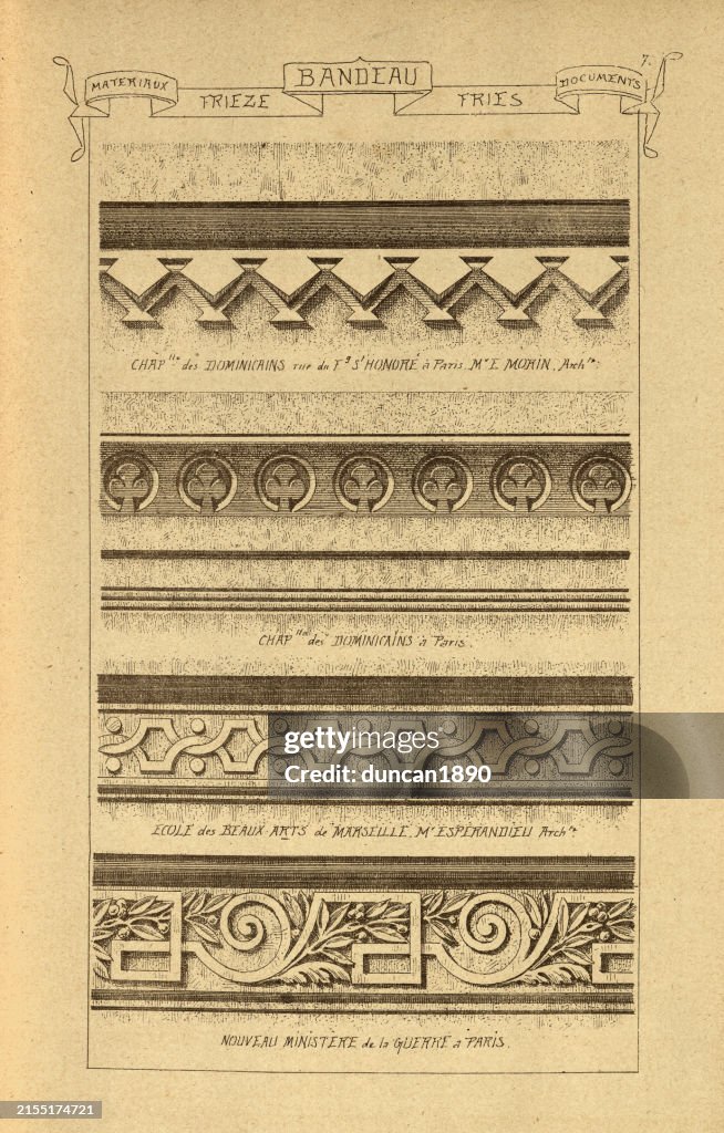 Architectural Frieze Patterns History Of Architecture Decoration And ...