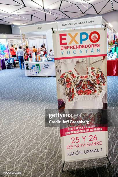 Merida, Mexico, Centro de Convenciones Yucatán Siglo XXI, Convention Center, Yucatan Entrepreneurs Expo, vendor booth,.