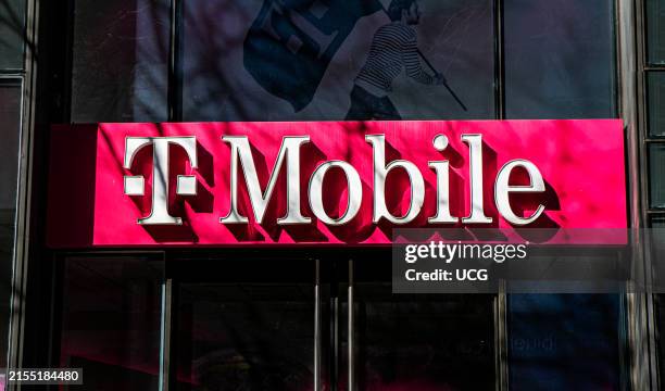 Mobile store sign, New York City, New York, USA.