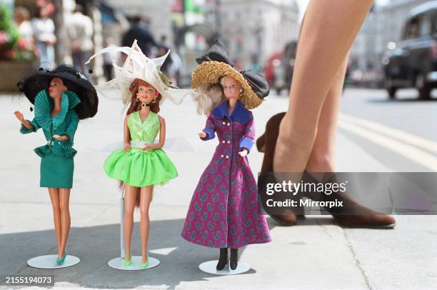 Barbie Goes To Ascot, photocall to preview special range of Barbie dolls to celebrate Herald and Heart Hatters 5th anniversary of providing bespoke...