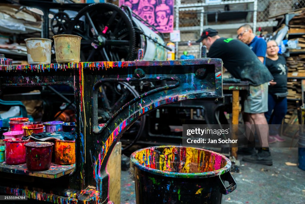 Inside A Letterpress Printing Workshop In Cali