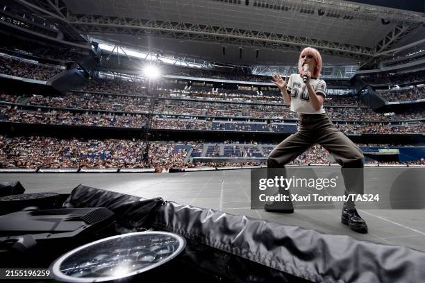 Hayley Williams of Paramore opens for "Taylor Swift | The Eras Tour" at Santiago Bernabéu Stadium on May 29, 2024 in Madrid, Spain.