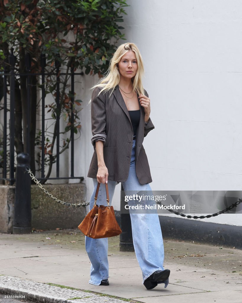 Sienna Miller Out In London