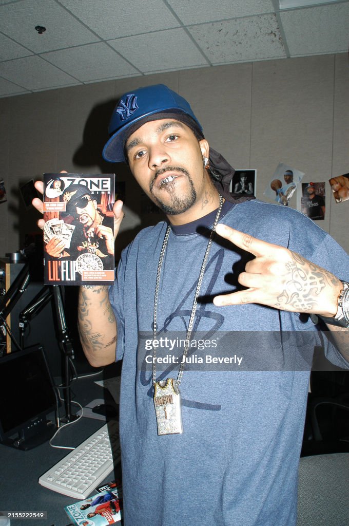 Flip Side Rapper Rip Rapper Lil Flip visits radio station KVEG 97.5 in Las Vegas, Nevada ...