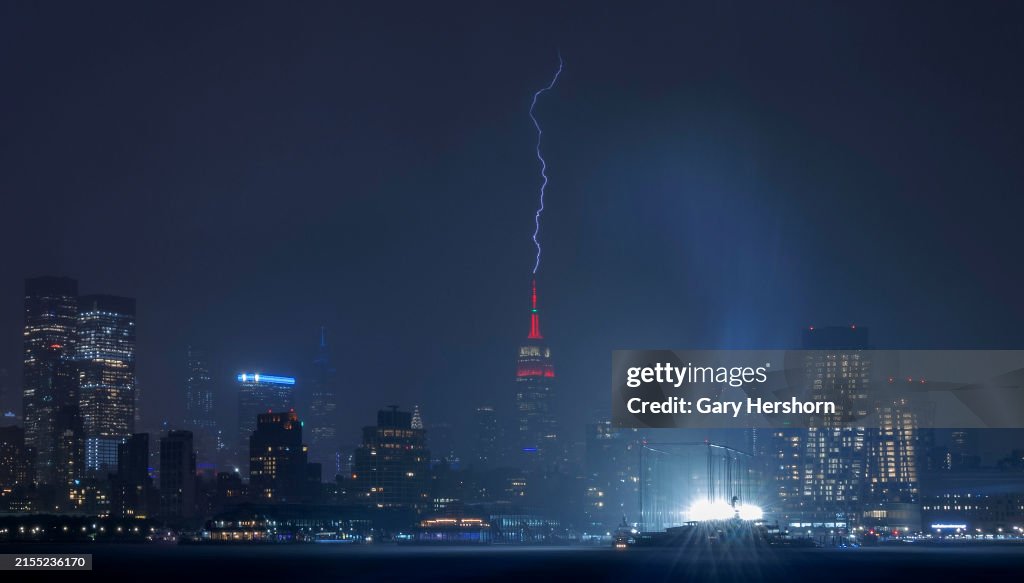 Thunderstorm in New York City