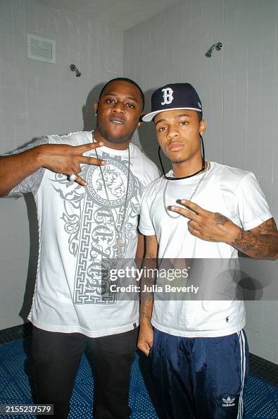 Maine Rappers Rappers Mack Maine and Bow Wow backstage during the Hot 107.9... News ...