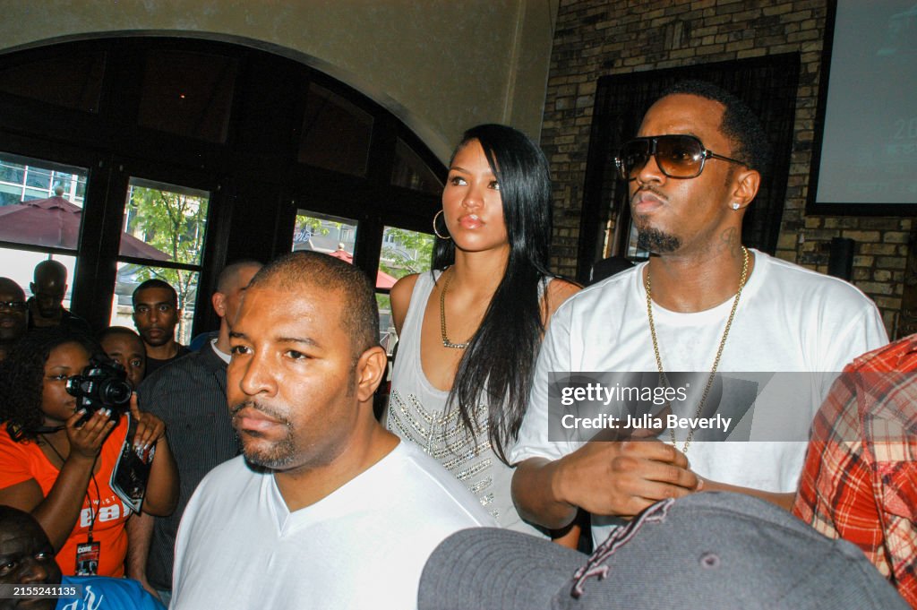 Bad Core Bad Boy Records' music executive Shawn Prez, singer Cassie , and Sean ...