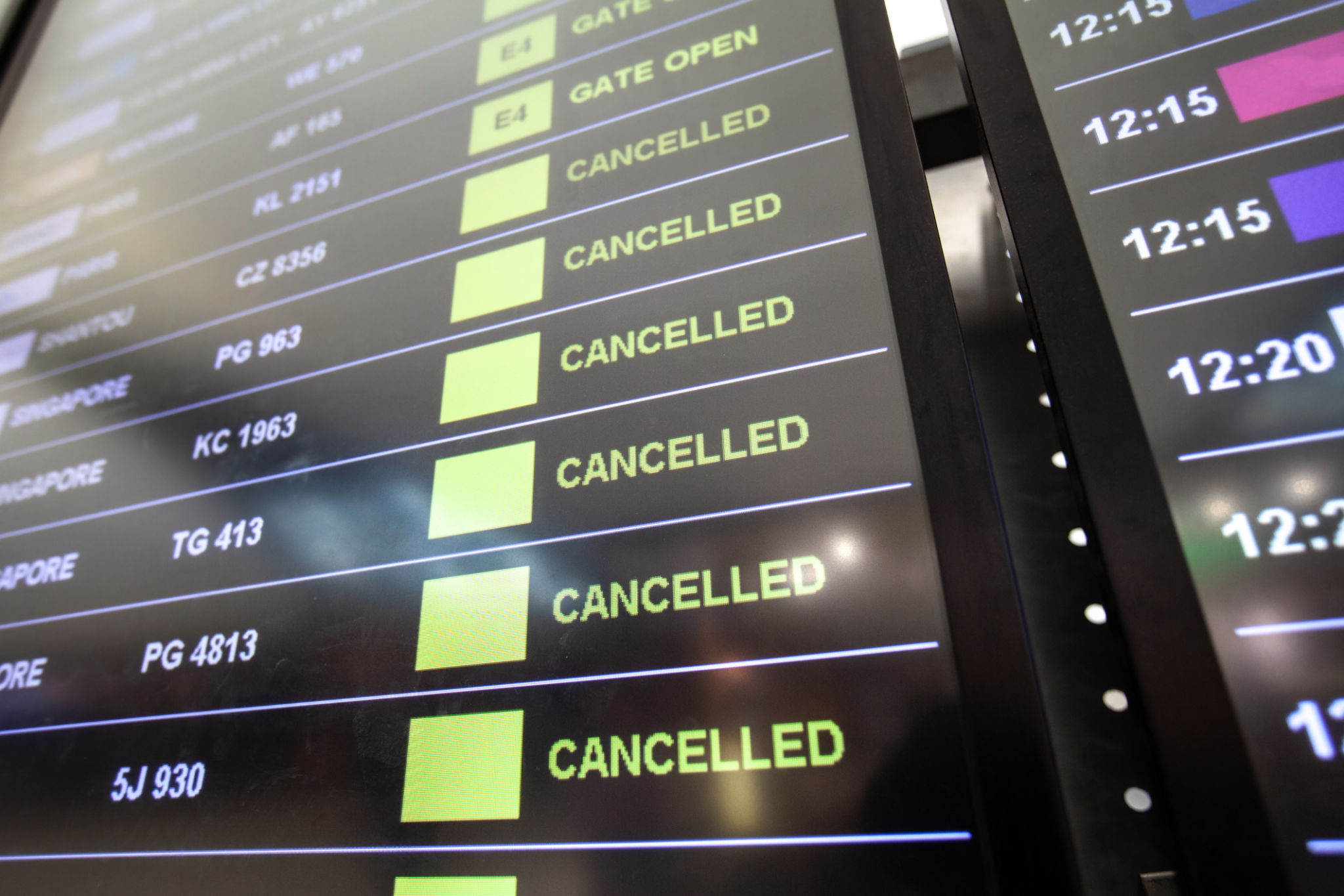 flight cancellation
