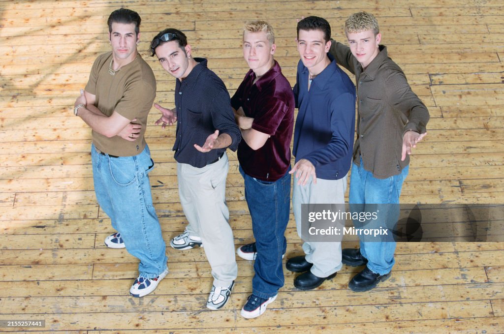 Nsync In 1995 NSYNC, American Pop Group, Studio Pix, London, August 1997. The boy ...