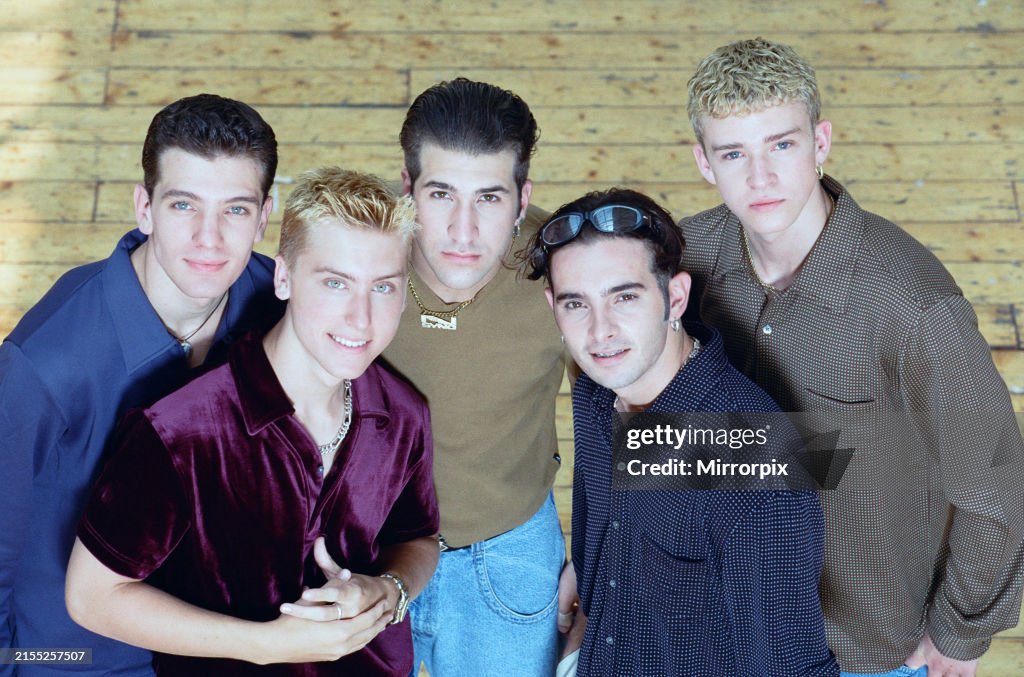 Nsync In 1995 NSYNC, American Pop Group, Studio Pix, London, August 1997. The boy ...