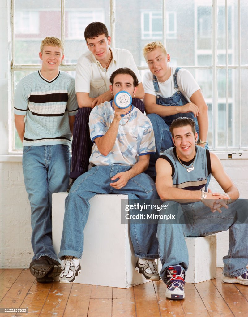 Nsync In 1995 NSYNC, American Pop Group, Studio Pix, London, August 1997. The boy ...