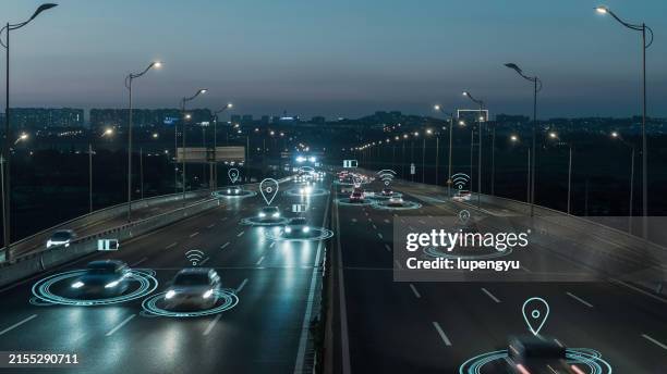 ai learning in car - ai car stock pictures, royalty-free photos & images