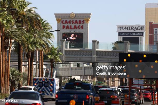 Caesars Palace hotel and casino in Las Vegas, Nevada, US, on Saturday, June 1, 2024. Carl Icahn has amassed a sizable position in Caesars...