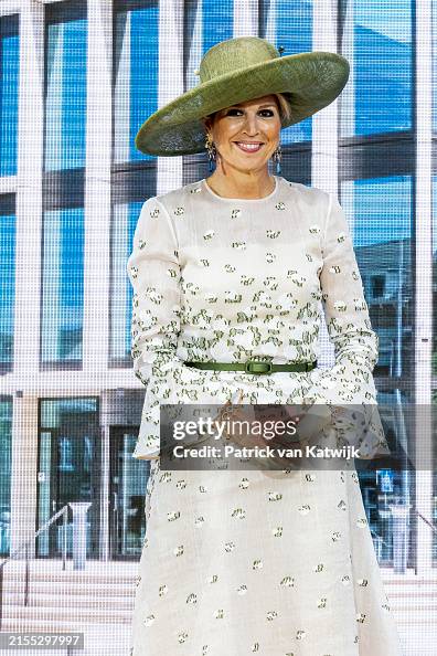 Queen Maxima Of The Netherlands Opens DSM-Firmenech In Maastricht Queen Maxima Of The Netherlands Opens DSM-Firmenech In Maastricht