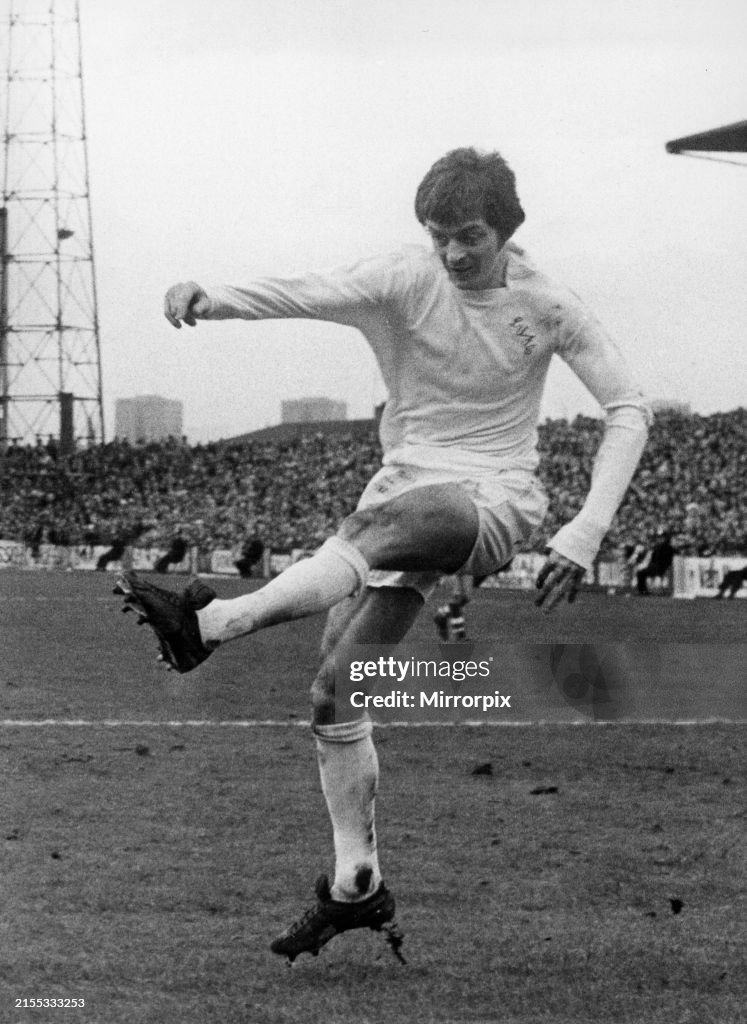Allan Clarke In Action For Leeds United