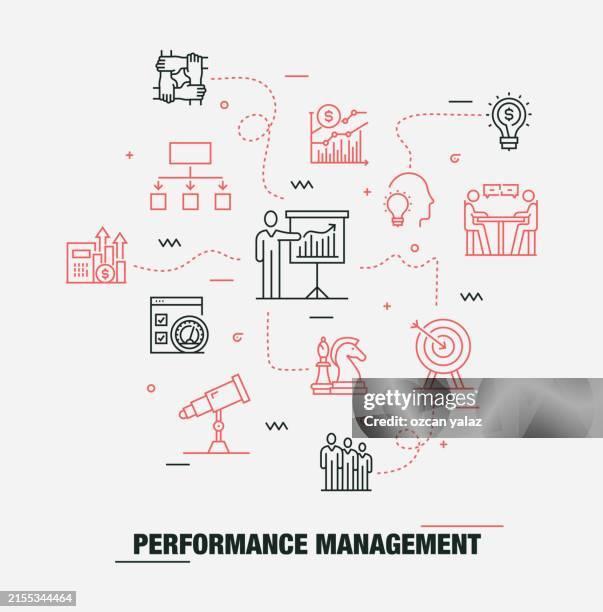 performance management related vector design concept. global multi-sphere ready-to-use template. web banner, website header, magazine, mobile application etc. modern design. - high intensity workout stock illustrations