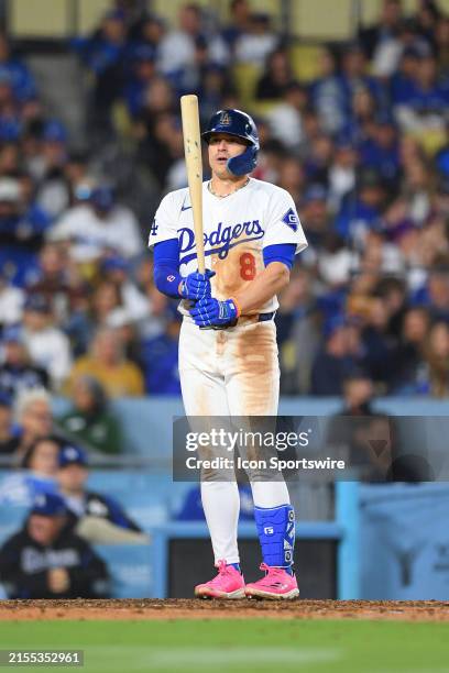 Los Angeles Dodgers second baseman Enrique Hernandez at bat during the MLB game between the Colorado Rockies and the Los Angeles Dodgers on June 1,...