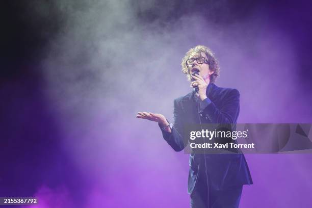 Jarvis Cocker of Pulp performs in concert during Primavera Sound Festival on May 30, 2024 in Barcelona, Spain.