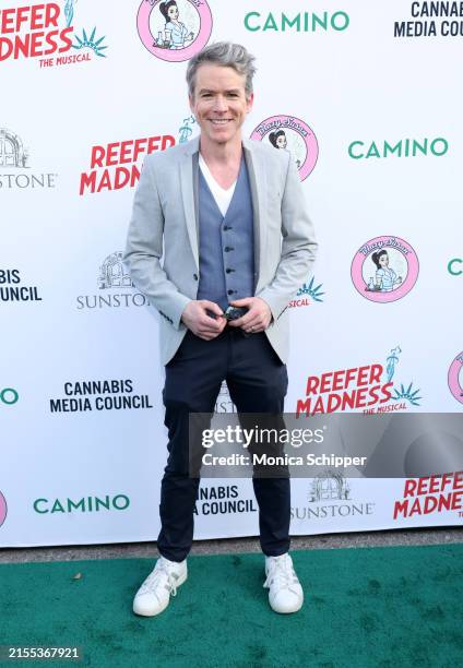 Christian Campbell attends the opening night performance of "Reefer Madness: The Musical" at The Whitley on May 30, 2024 in Los Angeles, California.