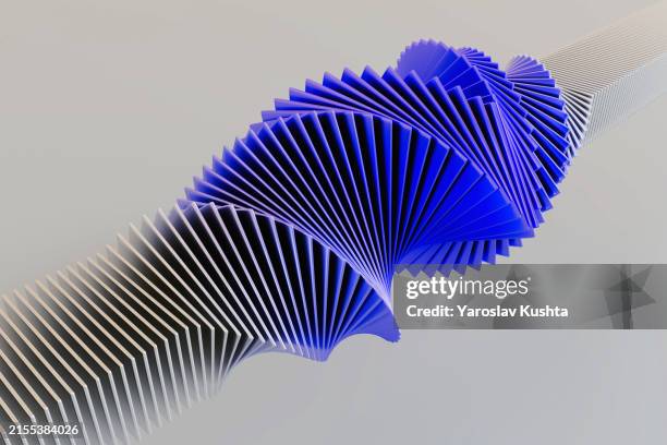abstract 3d twisted shapes cgi - twisted stock pictures, royalty-free photos & images