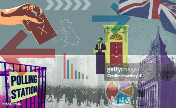 britische parlamentswahlen - vereinigtes königreich stock-grafiken, -clipart, -cartoons und -symbole