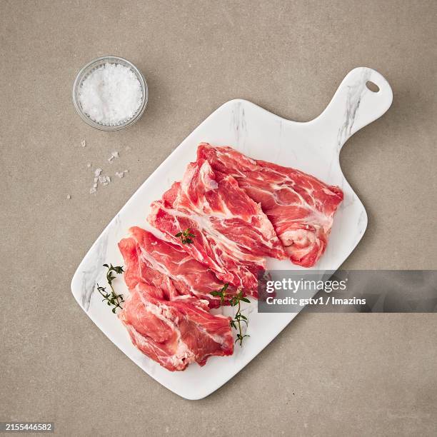 front leg meat, goblin meat - capicola meat stock pictures, royalty-free photos & images