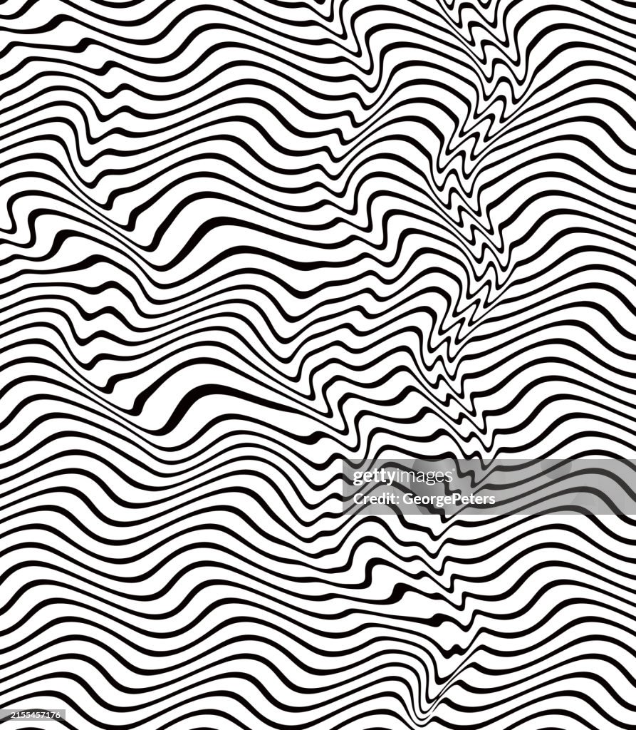 Half Wave Pattern Rippled Wavy Half Tone Pattern Background High-Res Vector Graphic ...