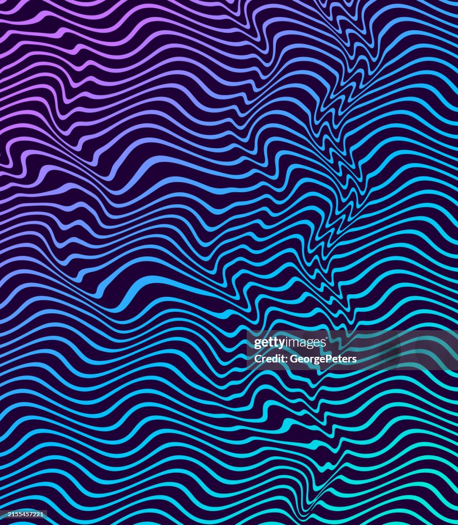 Half Wave Pattern Rippled Wavy Half Tone Pattern Background High-Res Vector Graphic ...