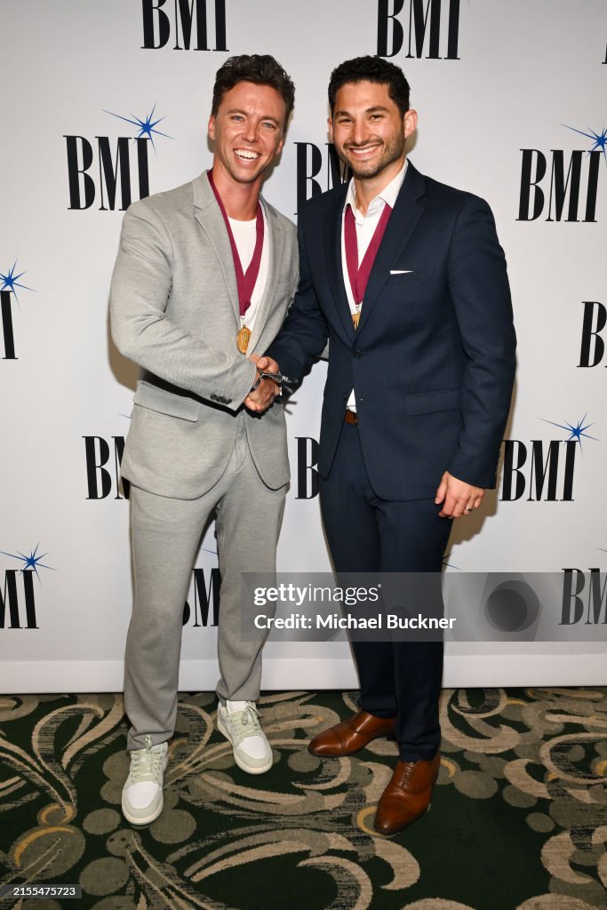 Mark Nilan Jr. and Dan Henig at the 2024 BMI Pop Awards held at... News Mark Nilan Jr. and Dan Henig at the 2024 BMI Pop Awards held at... News