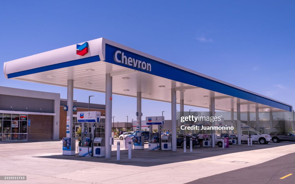 Large Chevron Gas Station in Natomas, CA