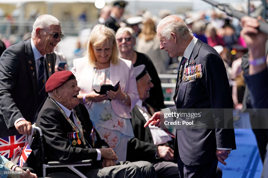 Commemorations Marking The 80th Anniversary Of D-Day Take Place In Portsmouth
