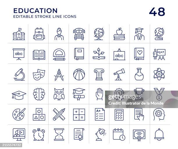 bildung-symbole - lecture hall stock-grafiken, -clipart, -cartoons und -symbole