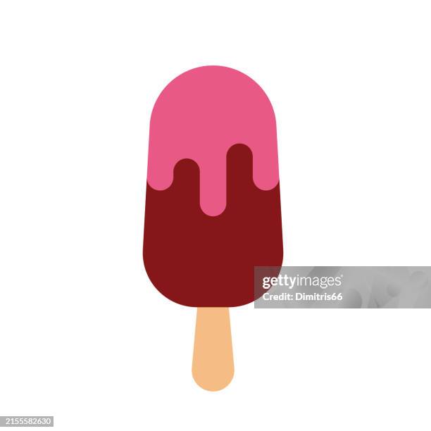ilustraciones, imágenes clip art, dibujos animados e iconos de stock de icono de helado - helado comida dulce congelada