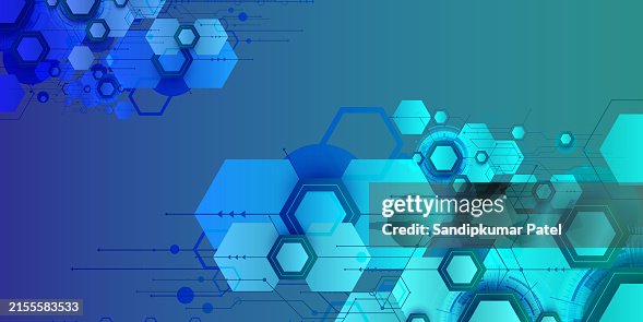 Technical Abstract Hexagonal Pattern Abstract Hexagonal Technical Background High-Res Vector Graphic - Getty ...