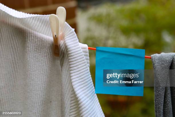 Washing Line Notes 2,547 Washing Line Close Up Stock Photos, High-Res Pictures, and Images ...