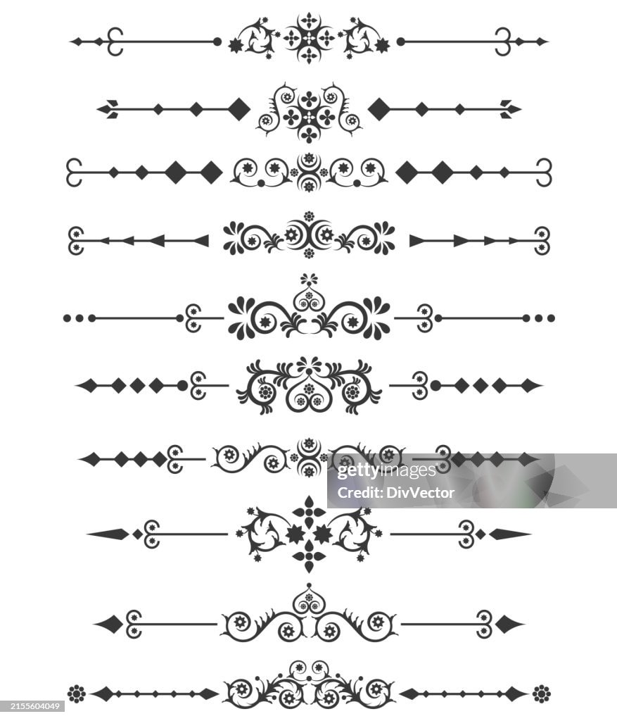 Program Divider Design Page Divider And Design Elements High-Res Vector Graphic - Getty Images