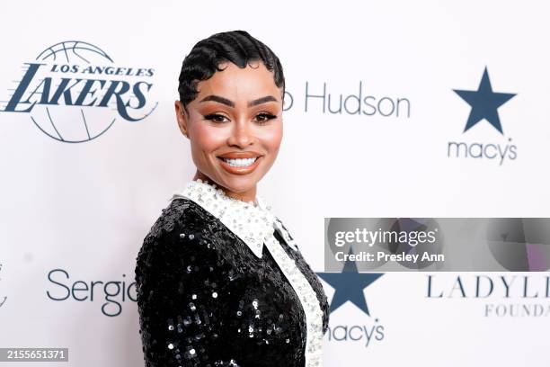 Blac Chyna attends the Ladylike Women Of Excellence Awards x Fashion Show at The Beverly Hilton on June 01, 2024 in Beverly Hills, California.
