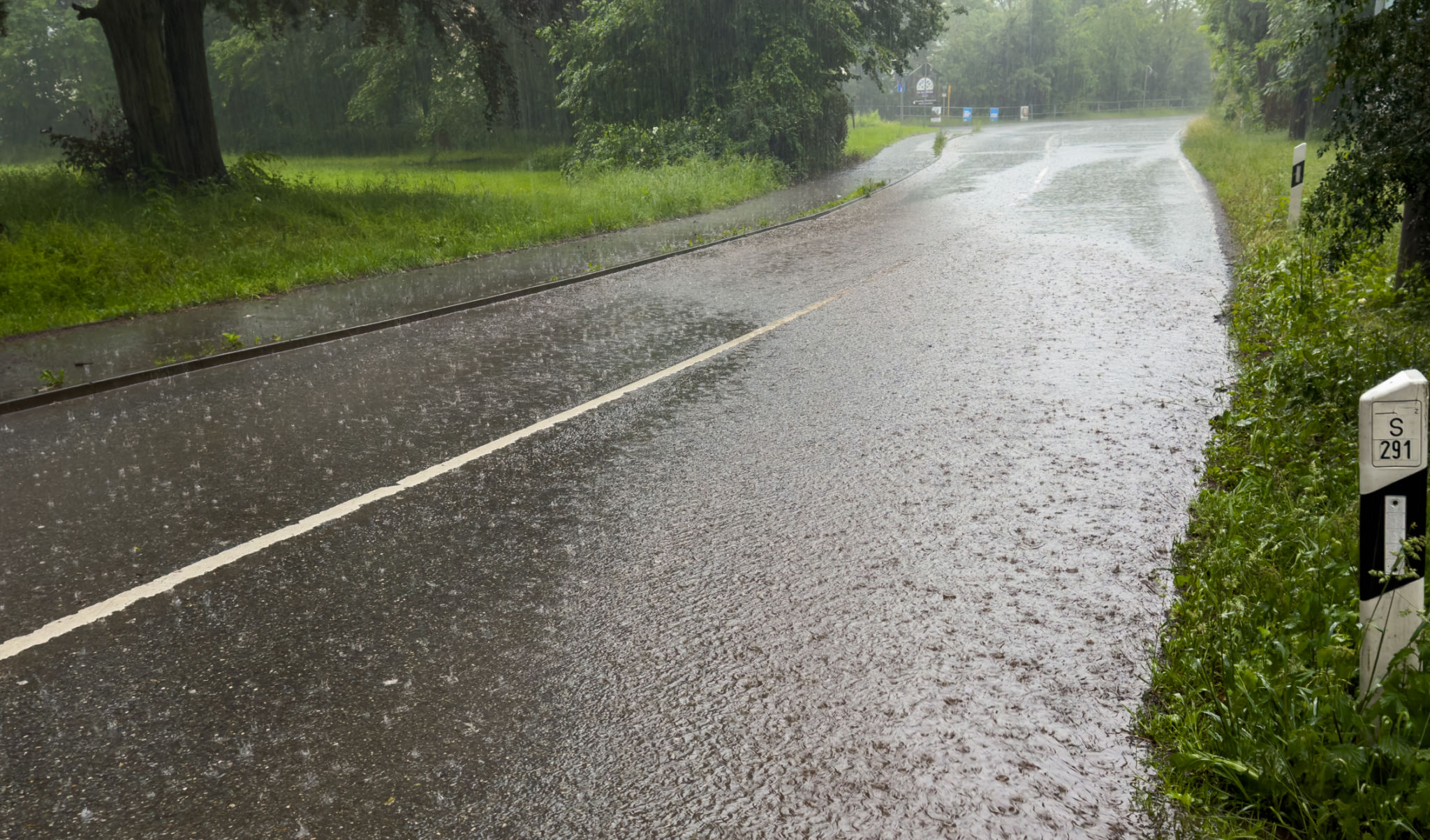 rainy road