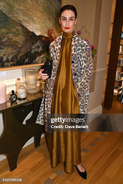 Erin O'Connor attends the Maison Diptyque London Grand Opening on June 6, 2024 in London, England.