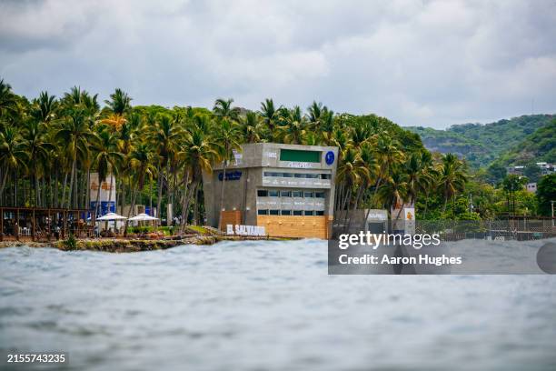 Event site at the Surf City El Salvador Pro on June 6, 2024 at Punta Roca, La Libertad, El Salvador.