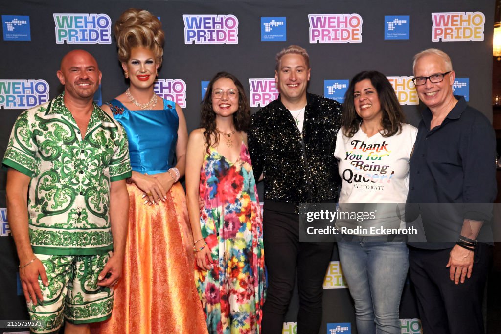 Cyndi Lauper Honored With Ally Icon Award During WeHo Pride By The City Of West Hollywood, CA