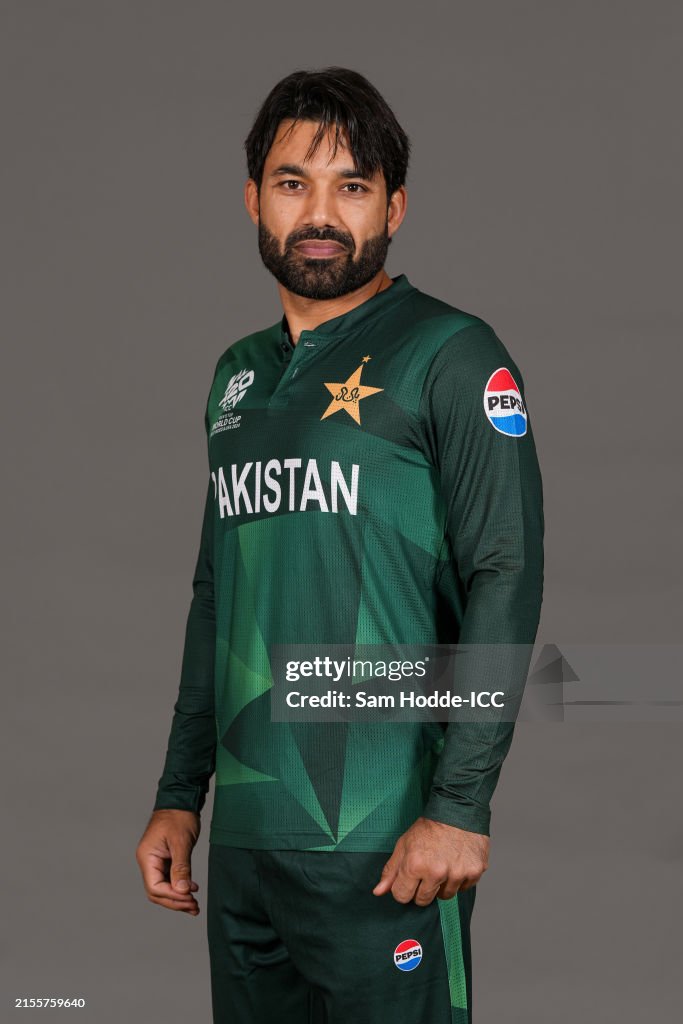 Pakistan Api Rizwa Mohammad Rizwan of Pakistan poses for a portrait prior to the ICC ...